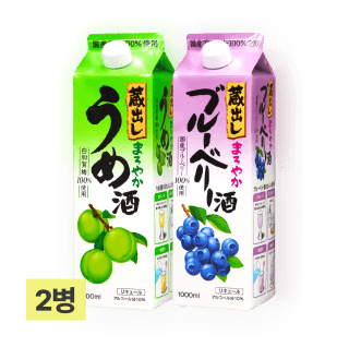 쿠라다시 마로야카 (매실+블루베리) 1,000ml (총 2팩)