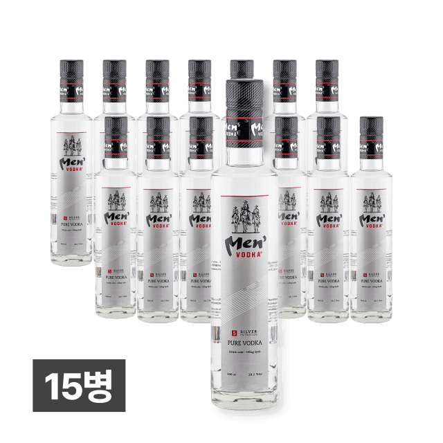 [베트남 프리미엄 보드카] 맨 보드카 29.5% 300ml 15병 (1박스)