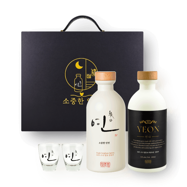 연 32% & 41% 350ml 고량주 명절 선물 세트 대표이미지