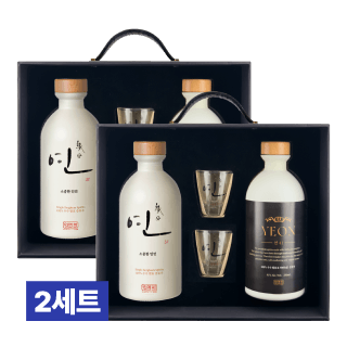 연 32% & 41% 350ml 고량주 명절 선물 세트 2개
