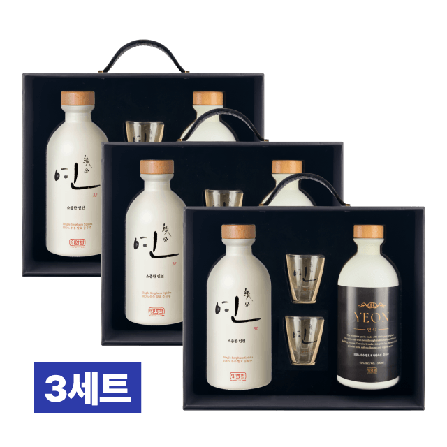 연 32% & 41% 350ml 고량주 명절 선물 세트 3개 대표이미지