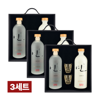 연 23% & 32% 500ml 고량주 명절 선물 세트 3개