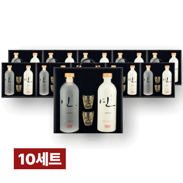 연 23% & 32% 500ml 고량주 명절 선물 세트 10개 대표이미지