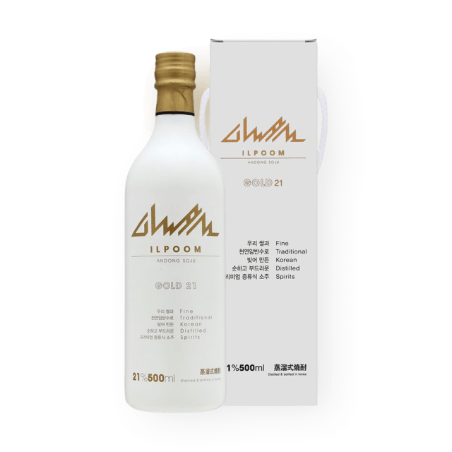 안동소주 일품 골드 21% 500ml 대표이미지