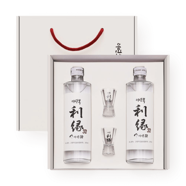 [추석할인] 이연세트 38% 375ml x 2병 + 잔 2P 대표이미지