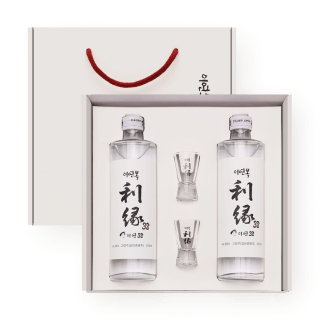이연세트 38% 375ml x 2병 + 잔 2P
