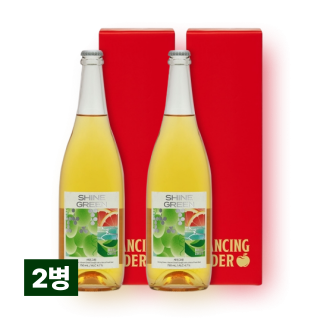 댄싱사이더 샤인그린 750ml 2병 세트