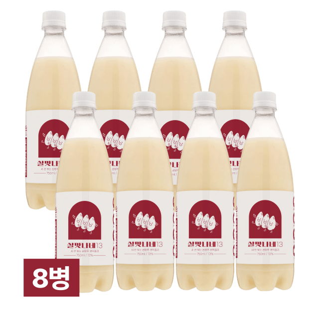 세번빚은 살맛나네 13 750ml 8병 (무감미료, 삼양주) 대표이미지