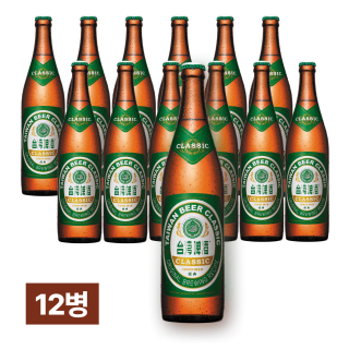 대만맥주 클래식 600ml 12병 (1박스)