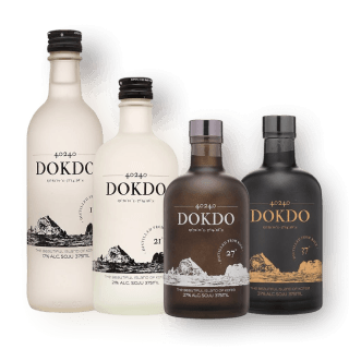 [6월할인] 40240 독도소주세트 375ml x 4병 (17도, 21도, 27도, 37도 각1병)