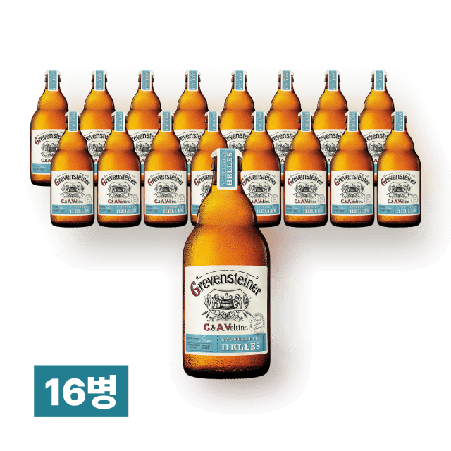 그레벤슈타이너 헬레스 500ml 16병 (1박스)