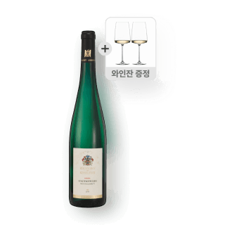 케셀슈타트 골드트뢰프헨 모젤 리슬링 카비넷 2017 750ml + 쇼트즈비젤 리슬링 2잔 선물세트