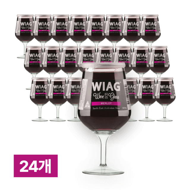 와인 인 어 글라스 메를로 187ml 24개 (1박스) 대표이미지