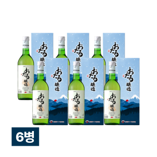 홋카이도 오타루 화이트와인(나이야가라) 720ml 6병 (1박스)