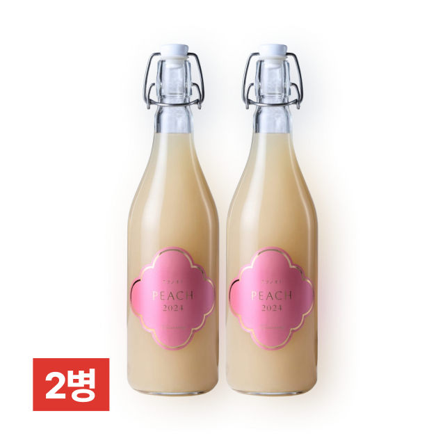 쿠라노오토 모모(무여과 복숭아 와인) 720ml 2병 대표이미지