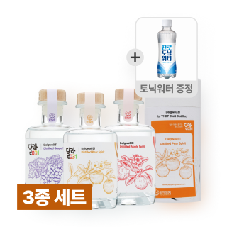 달과031 3종 세트 31도 250ml (사과, 배, 포도 + 토닉)