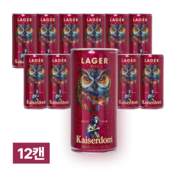 카이저돔 라거 1,000ml 12캔 (1박스)