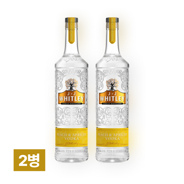제이제이 휘틀리 피치 앤 애프리컷 보드카 700ml 2병 대표이미지