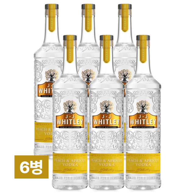 제이제이 휘틀리 피치 앤 애프리컷 보드카 700ml 6병 (1박스) 대표이미지