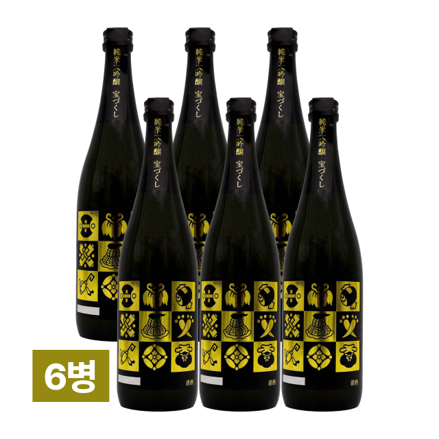 카네마스 준마이다이긴죠 타카라즈쿠시 블랙 720ml 6병 (1박스) 대표이미지