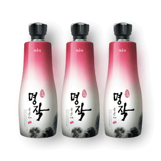 [추석할인] 국순당 고창 명작 복분자주 선물세트 13도 375ml x 3병