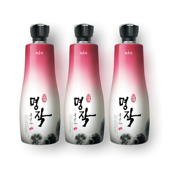 [추석할인] 국순당 고창 명작 복분자주 선물세트 13도 375ml x 3병 대표이미지