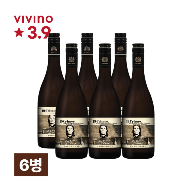 19 크라임스 하드 샤르도네 750ml 6병 (1박스) 대표이미지