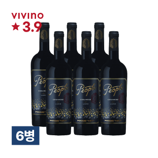 포지오 레 볼피 피플 체사네제 750ml 6병 (1박스)