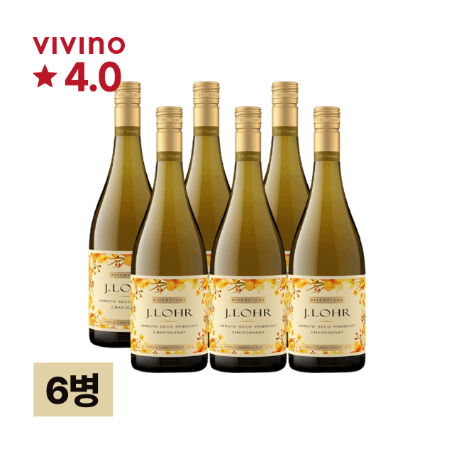 제이로어 리버스톤 샤도네이 750ml 6병 (1박스) 대표이미지