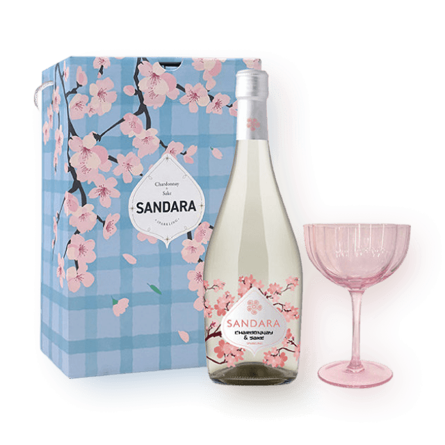 산다라 샤르도네 & 사케 750ml 전용잔 세트 (선물 추천) 대표이미지