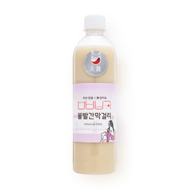 볼빨간 막걸리 10도 500ml (무감미료, 찹쌀 막걸리) 대표이미지