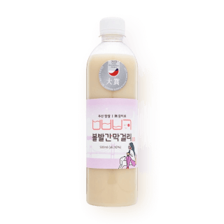 볼빨간 막걸리 10도 500ml (무감미료, 찹쌀 막걸리)