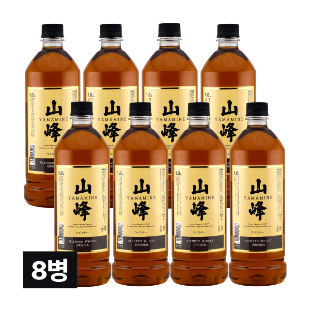 [특가할인] 야마미네 위스키 1800ml (하이볼 추천, 극강 가성비) 8병 (1박스) 대표이미지