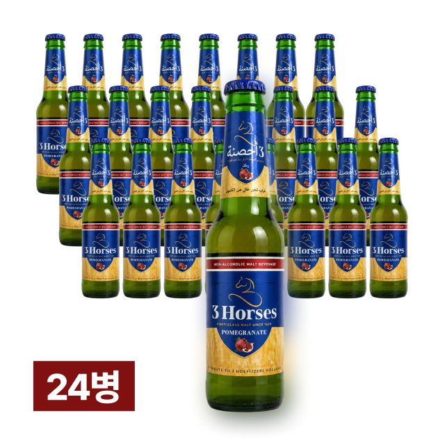 쓰리홀스 석류 330ml 24병 (1박스) 대표이미지