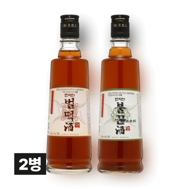 불끈주&middot;벌떡주 13도 375ml 2병 세트 대표이미지