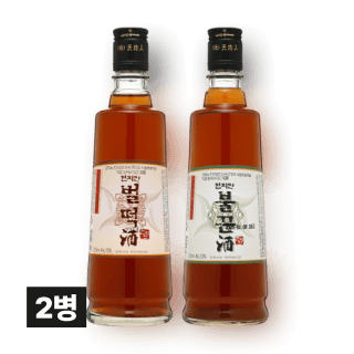 불끈주&middot;벌떡주 13도 375ml 2병 세트