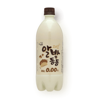 톡쏘는 알밤동동 제로 0.00도 750ml (무알코올 알밤 막걸리맛 음료)