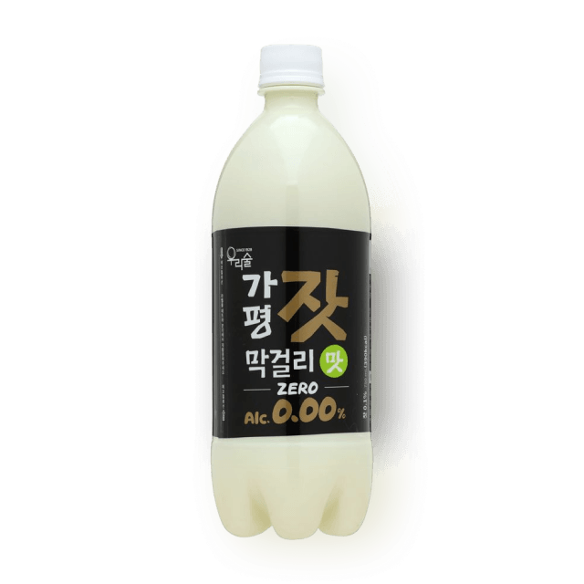 가평잣막걸리맛 제로 0.00도 750ml (무알코올 탄산음료) 대표이미지