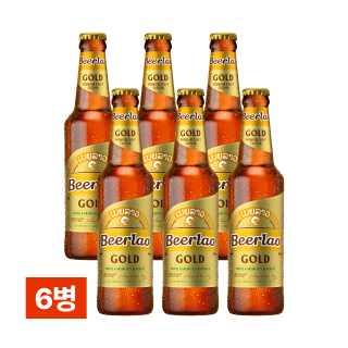비어라오 골드 330ml 6병