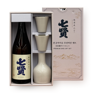 [추석특가] 시치켄 후린비잔 준마이 도쿠리, 잔 세트 720ml