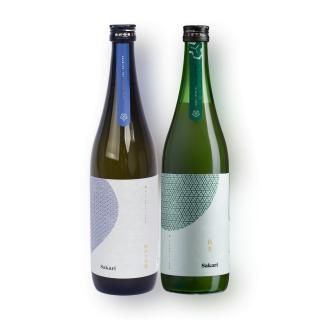 [추석특가]사카리 준마이 다이긴죠 & 맛챠 사케 세트 (720ml, 700ml 2병)