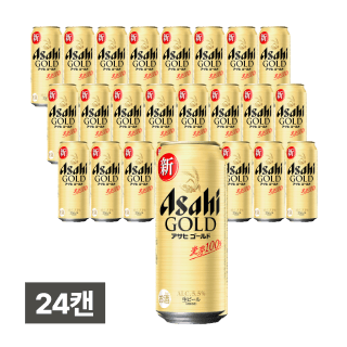 [세금포함] 아사히 골드 500ml 24캔 (1박스)