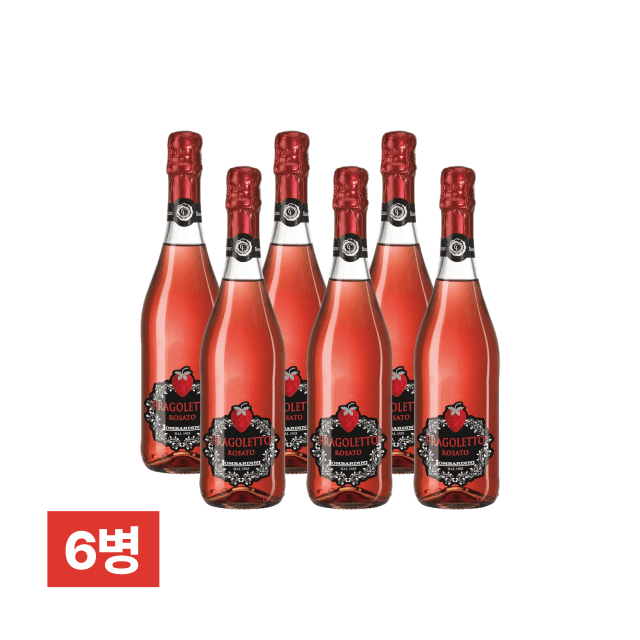 롬바르디니 &ldquo;프라고레또&rdquo; 로자또 돌체 750ml 6병 대표이미지