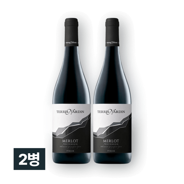 테르 나딘 메를로 뜨레베네치에 IGT 750ml 2병 대표이미지