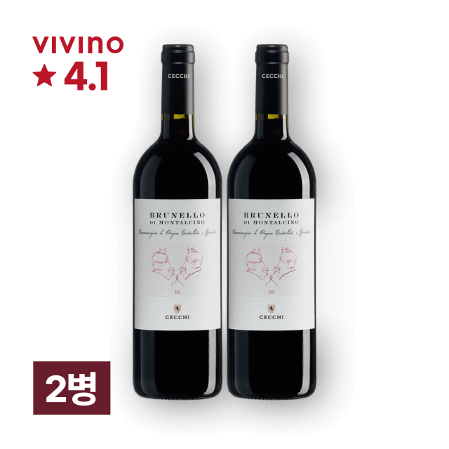 체키 브루넬로 디 몬탈치노 DOCG 750ml 2병 대표이미지