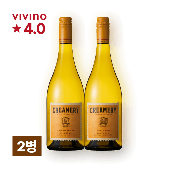 크리머리 샤도네이 750ml 2병 대표이미지