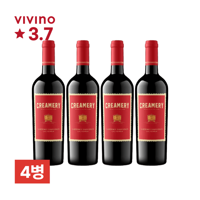 크리머리 카베르네 소비뇽 750ml 4병 대표이미지