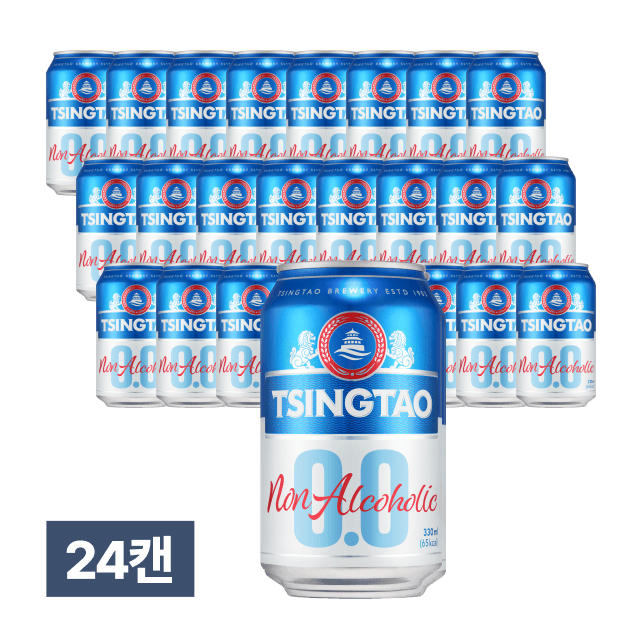 칭따오 논알콜릭 330ml 24캔 (1박스) 대표이미지