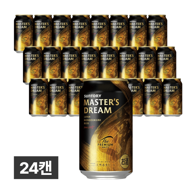 [4주년세일] [세금포함] 산토리 프리미엄 몰츠 마스터즈 드림 350ml 24캔 (1박스) 대표이미지