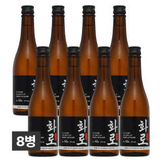 화로 42도 375ml 8개 세트 (2년 숙성, 순수소주)